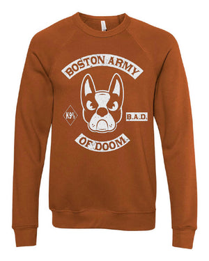 Boston Army of Doom Crew Neck Unisex SweatShirt FALL EDITION