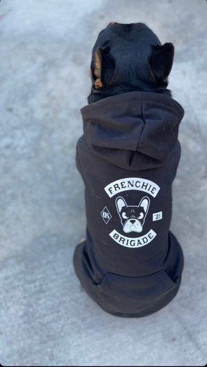 Frenchie Brigade  Pup Hoodie